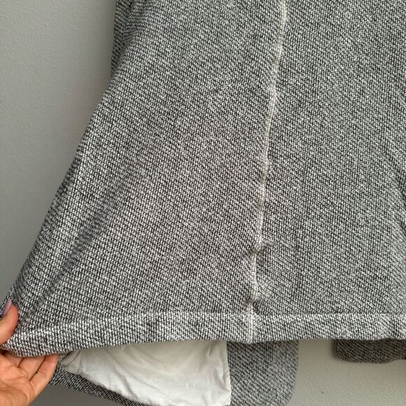 Eileen Fisher gray 100% organic cotton open front cardigan knit size medium - Picture 8 of 10